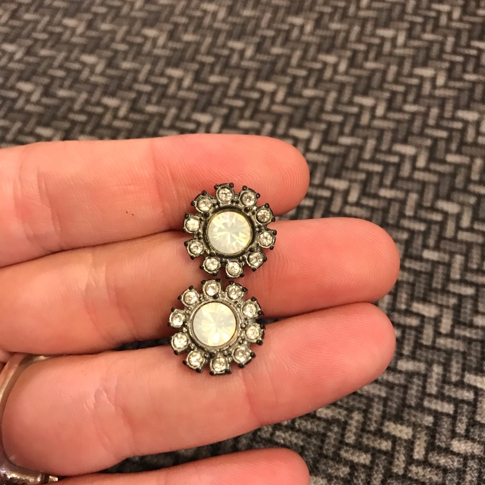 Faux opal studs